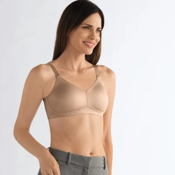 Amoena Magdalena Soft and Smooth Pocketed Mastectomy Bra - Nude 463