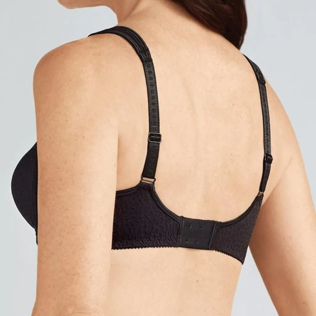 Amoena Mona Soft Cup Pocketed Mastectomy Bra - Black 591