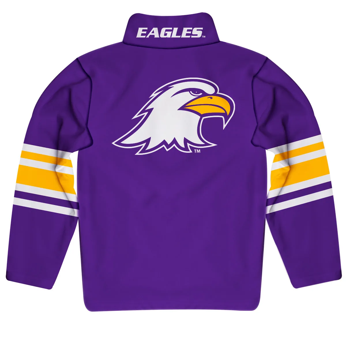 Ashland University AU Eagles Game Day Purple Quarter Zip Pullover Sweatshirt for Toddlers and Youth