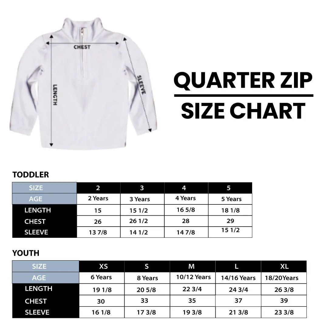 Ashland University AU Eagles Game Day Purple Quarter Zip Pullover Sweatshirt for Toddlers and Youth