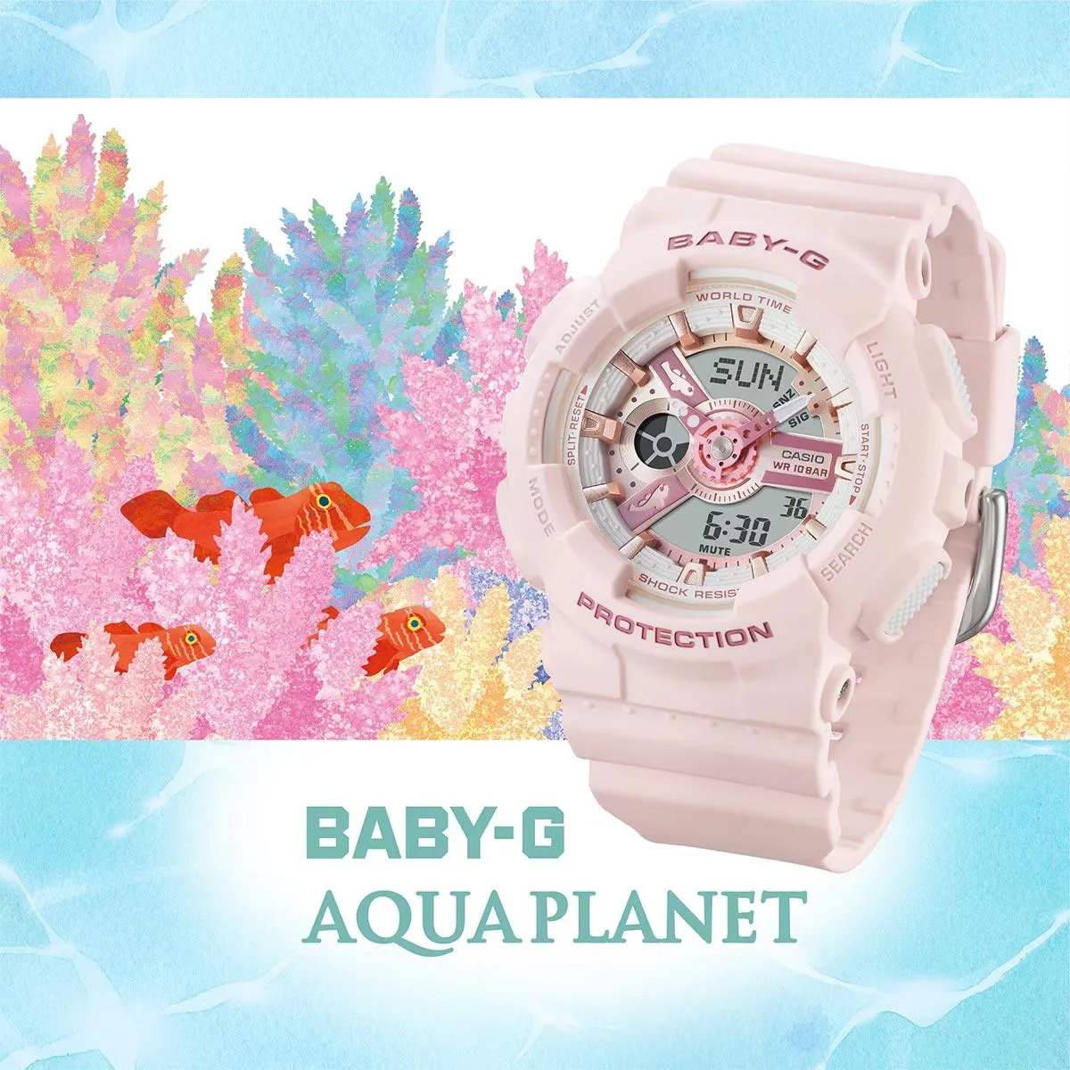 Baby-G Aqua Planet BA-110AQ-4A