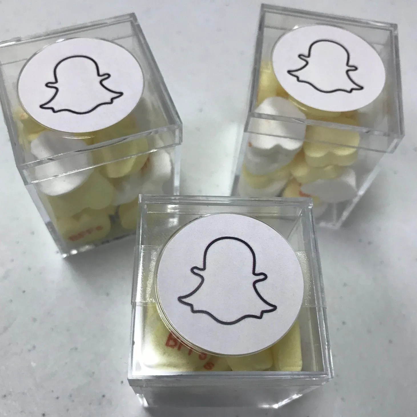 Candy Hearts Branded Cubes (Min 12 Cubes)