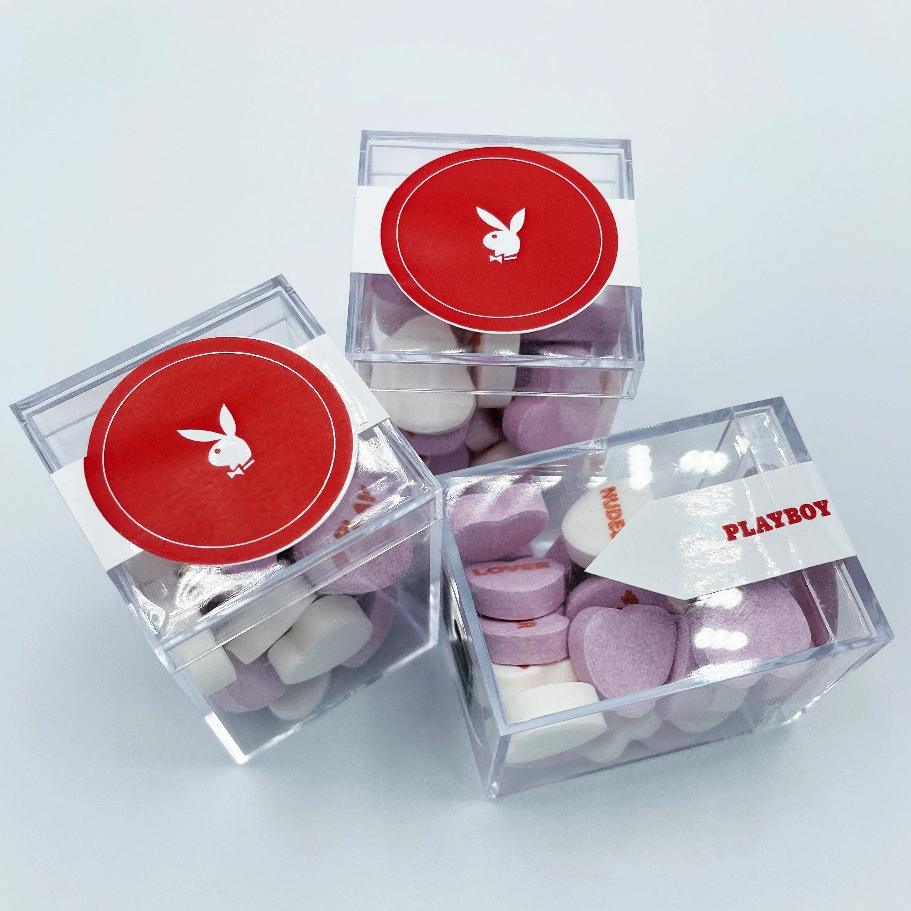 Candy Hearts Branded Cubes (Min 12 Cubes)