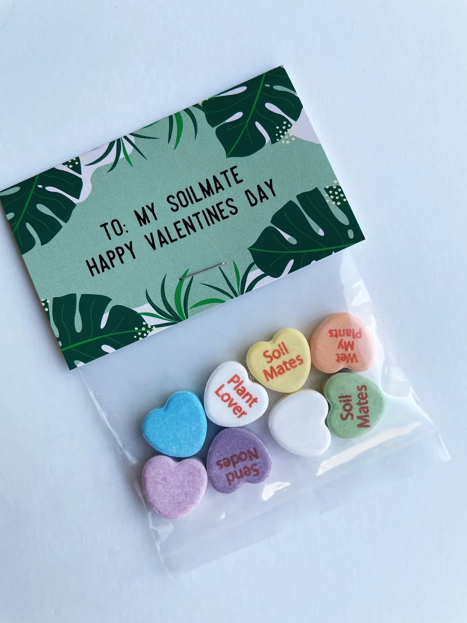 Candy Hearts Personalized Bags - 8 Candies Per Bag (100 Bag Minimum)