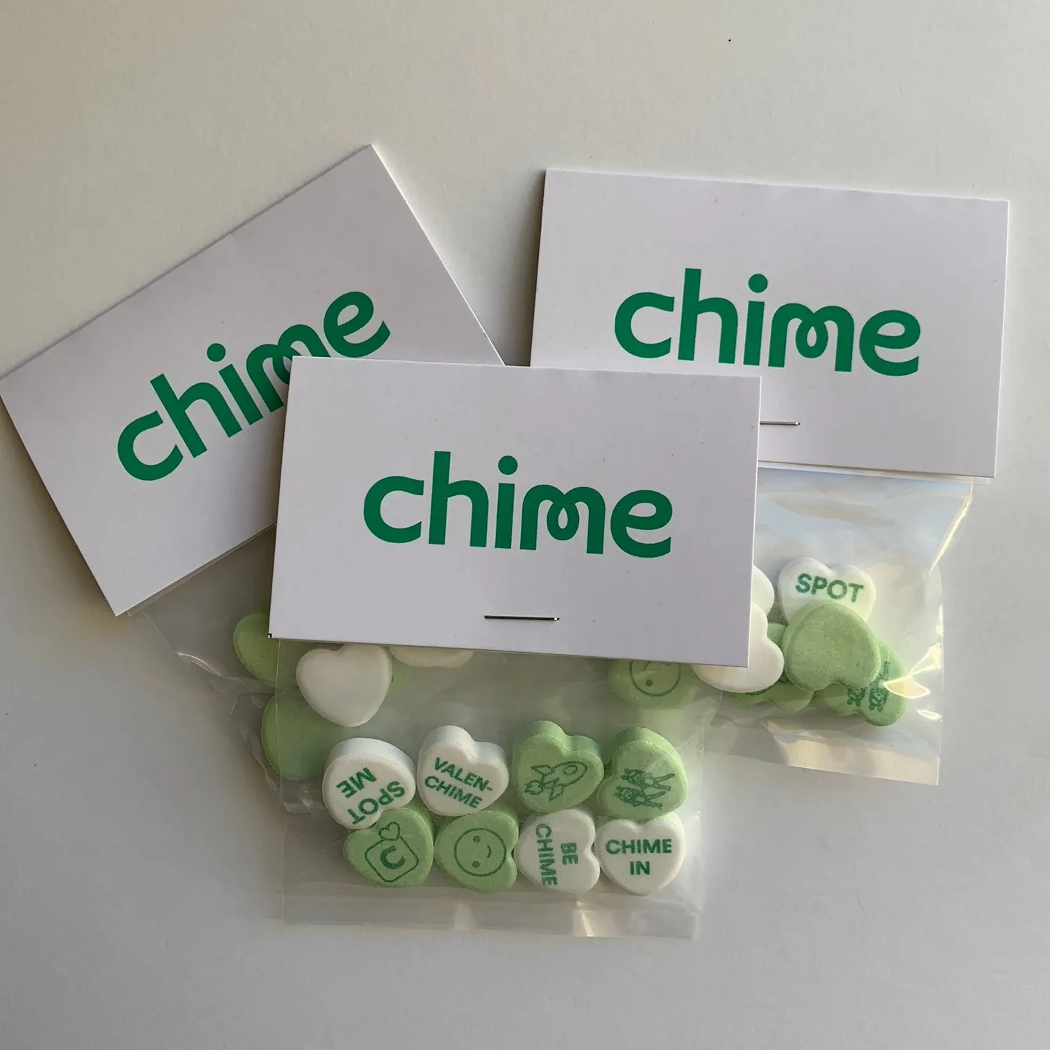 Candy Hearts Personalized Bags - 8 Candies Per Bag (100 Bag Minimum)