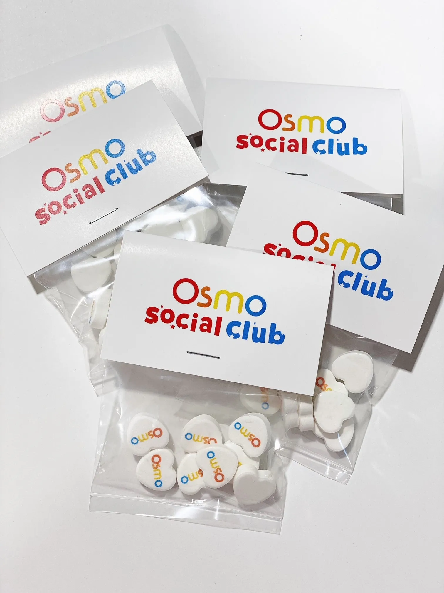 Candy Hearts Personalized Bags - 8 Candies Per Bag (100 Bag Minimum)