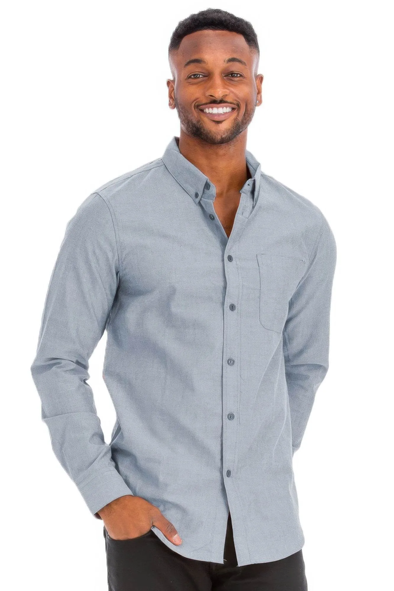 Casual Long Sleeve Pocket Shirt