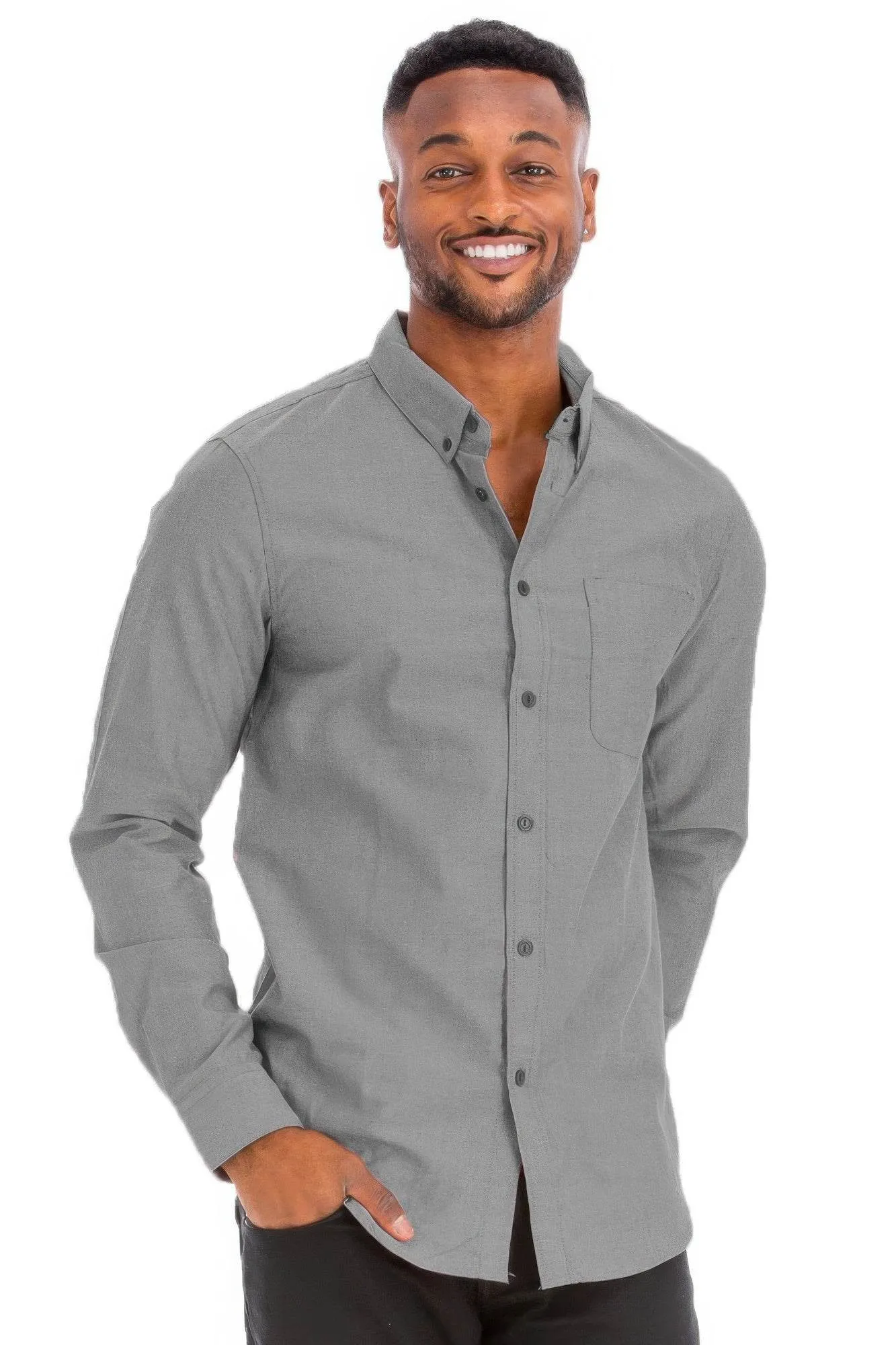 Casual Long Sleeve Pocket Shirt