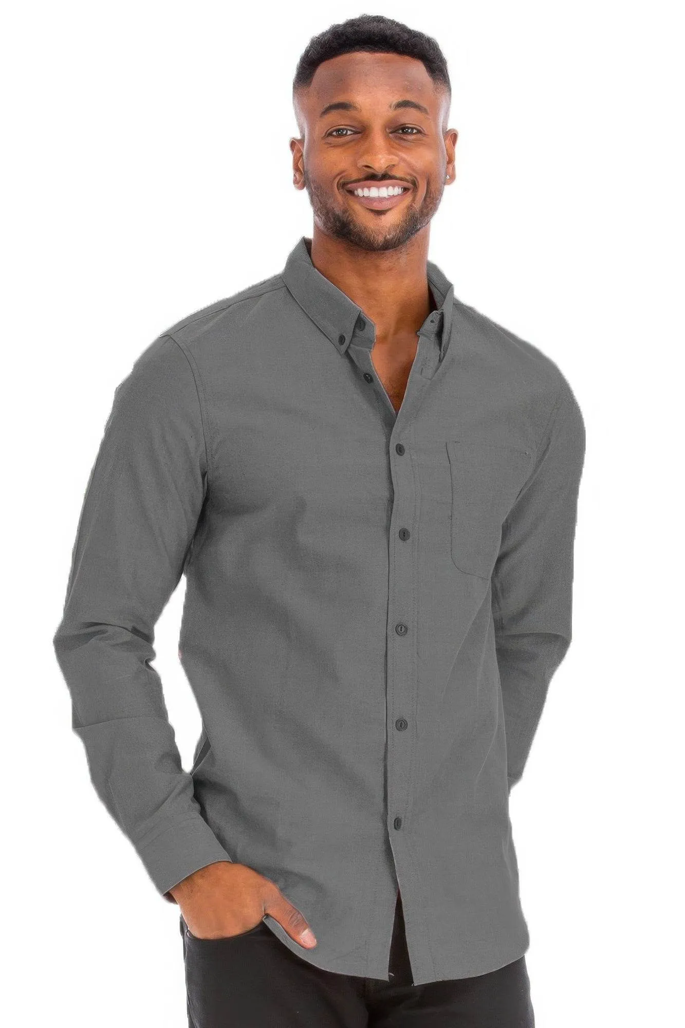 Casual Long Sleeve Pocket Shirt