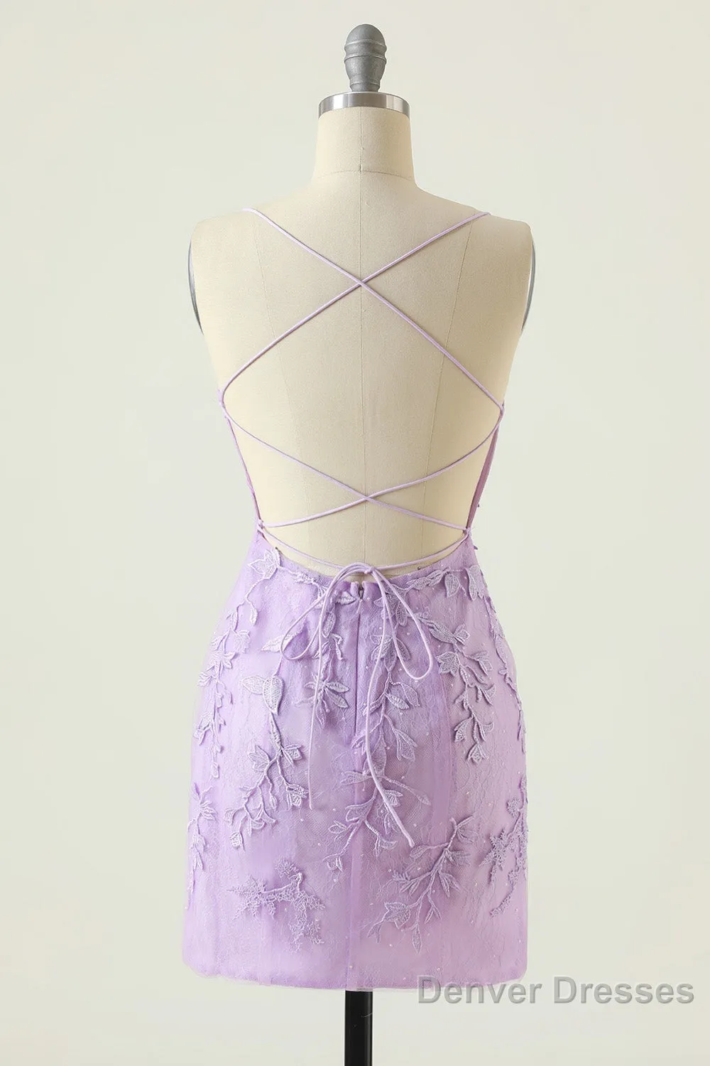 Coral Short Tight Homecoming Dress with Lace Beading