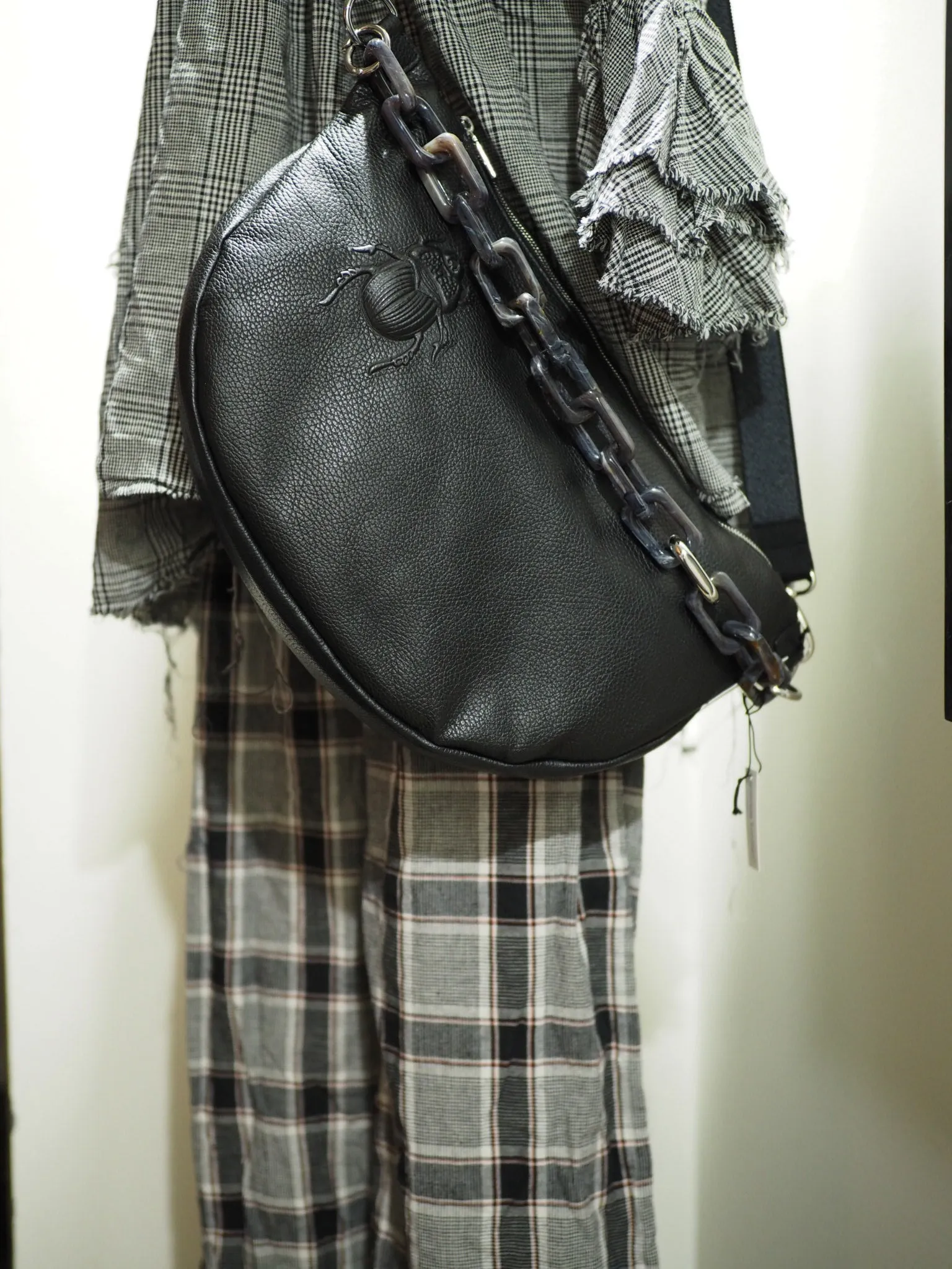 Culotte pants (Linen) tartan check