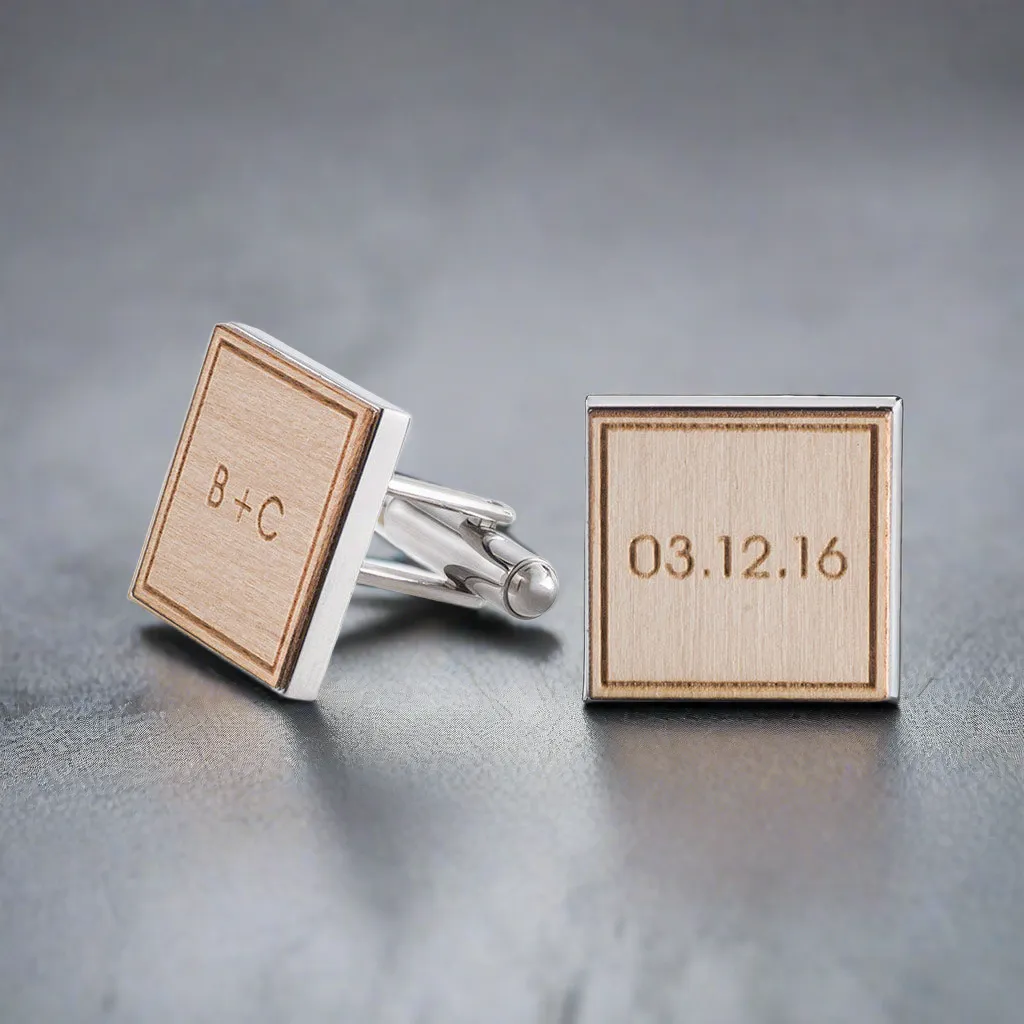 Custom Engraved Cufflinks