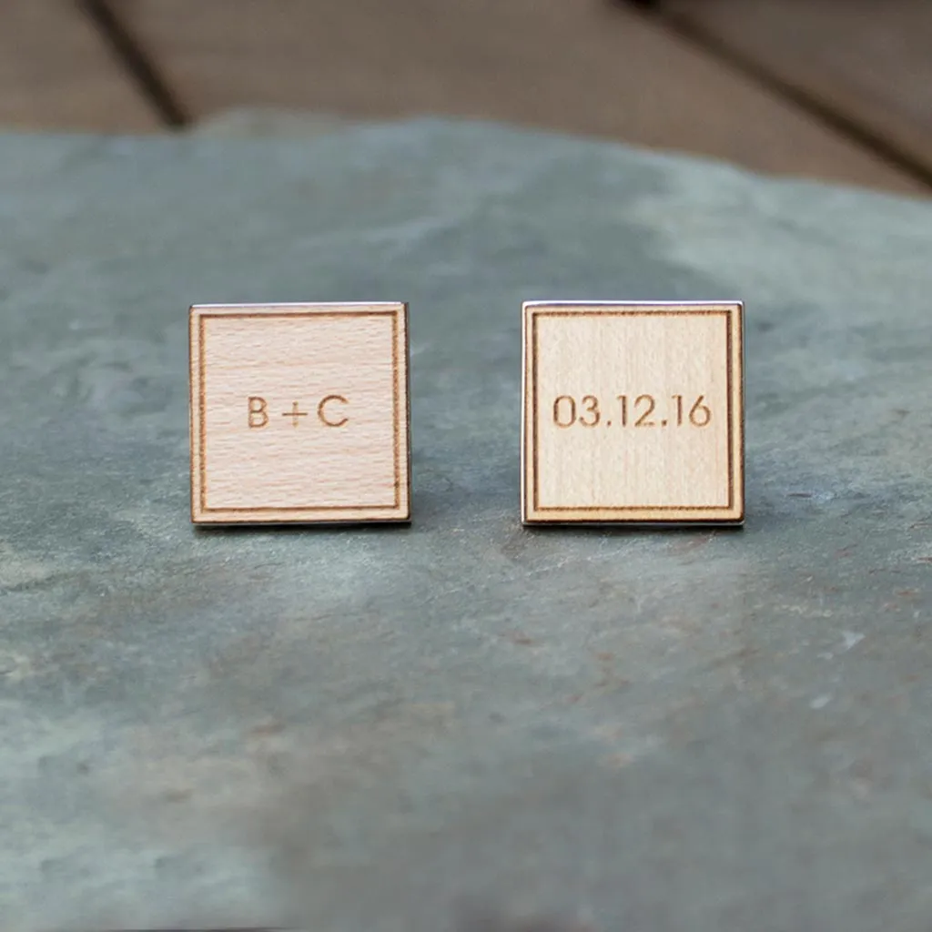 Custom Engraved Cufflinks