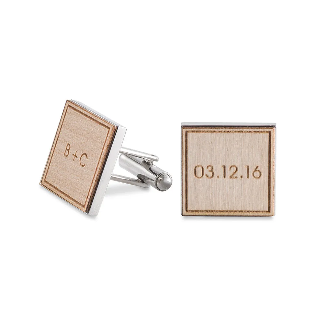 Custom Engraved Cufflinks