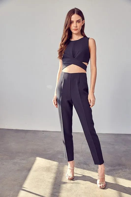 DO   BE COLLECTION High Waisted Slim Pants