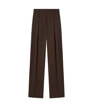 Draper Tailored Pant in Chocolate