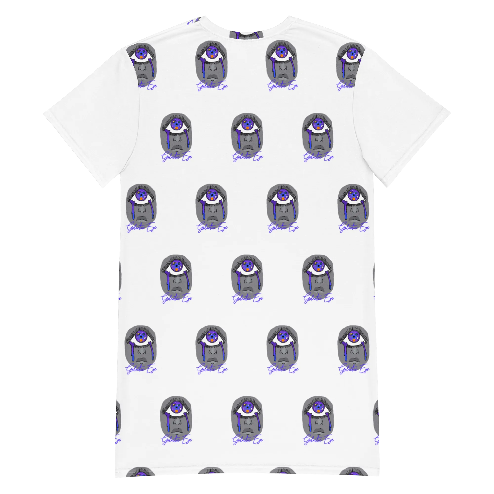 NYC Artwork - Galactic EYE t-shirt dress.