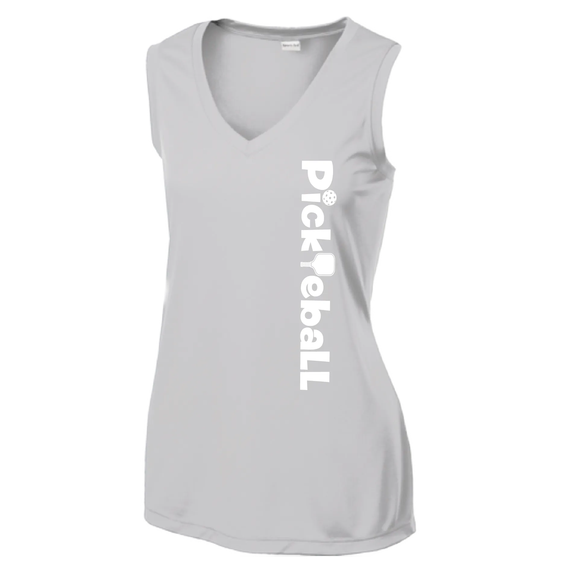 Pickleball Horizontal (Customizable) | Women’s Sleeveless Shirt | 100% Polyester