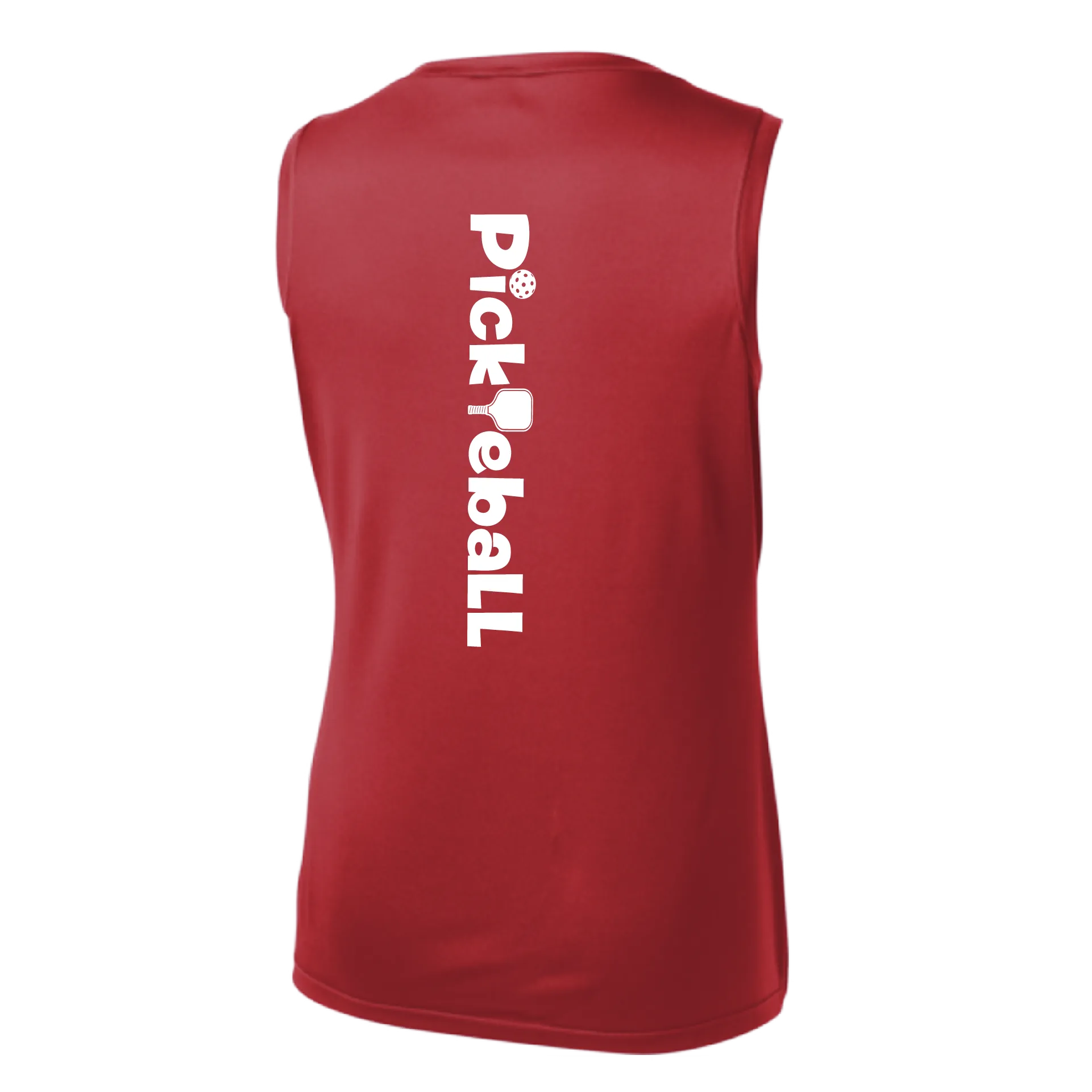 Pickleball Horizontal (Customizable) | Women’s Sleeveless Shirt | 100% Polyester