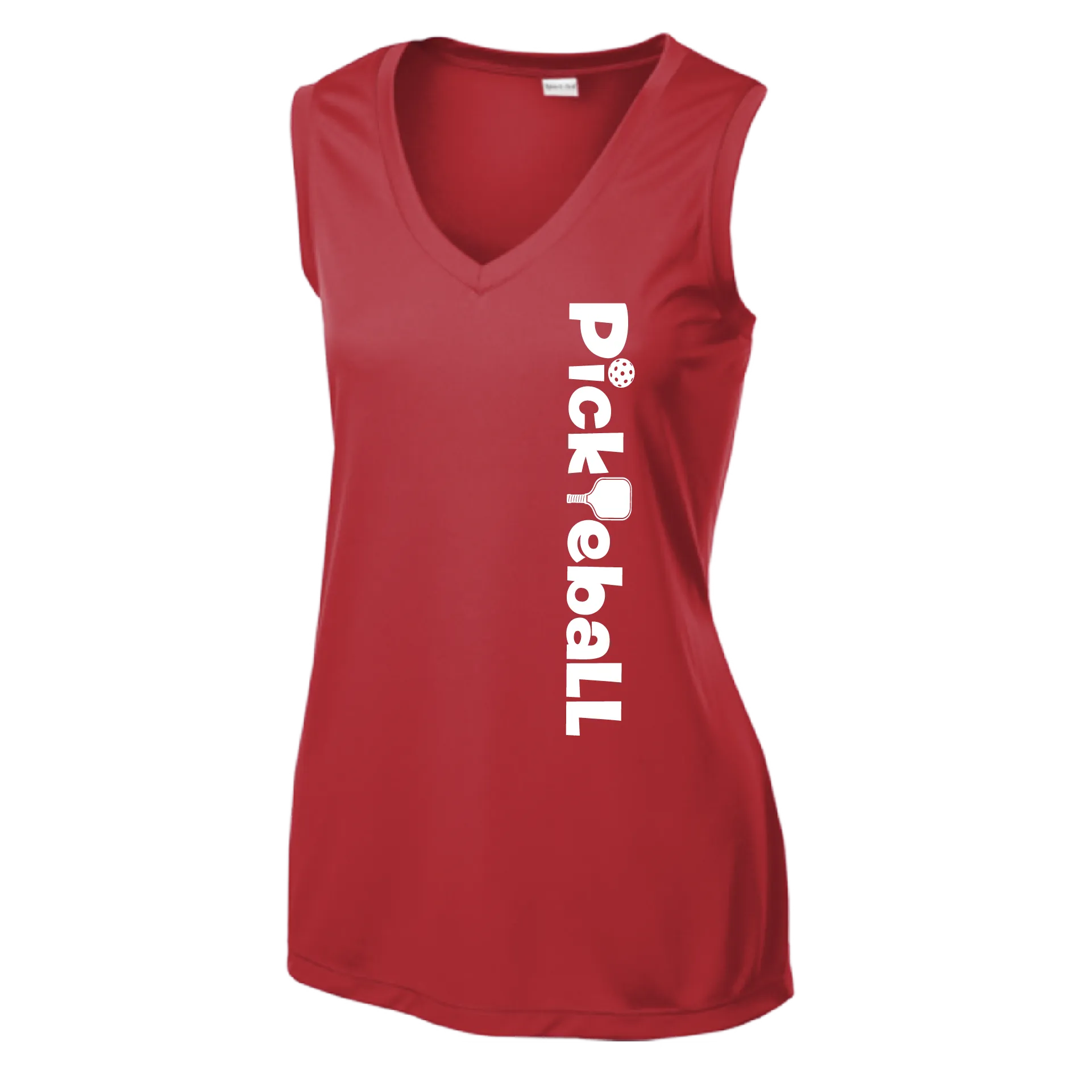 Pickleball Horizontal (Customizable) | Women’s Sleeveless Shirt | 100% Polyester