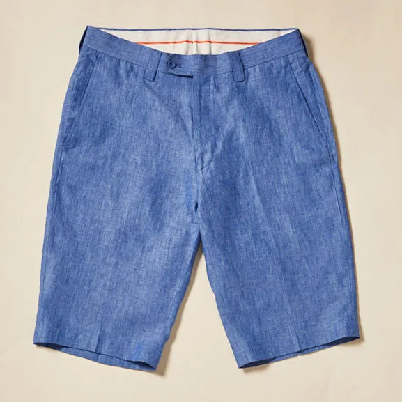 Premium Linen Flat Front Short  Seasonal Colors