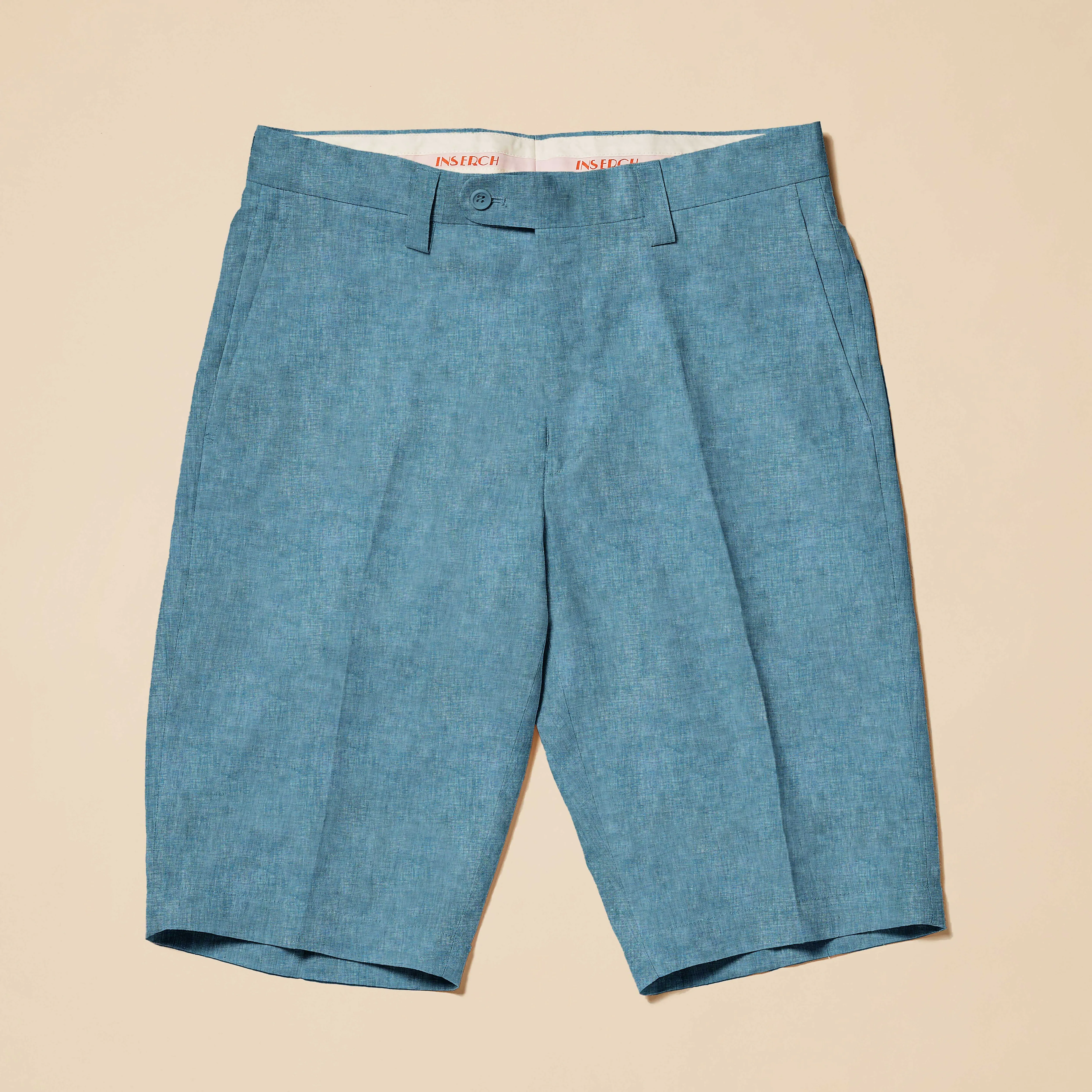Premium Linen Flat Front Short  Seasonal Colors