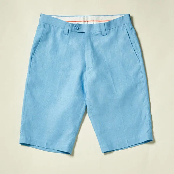 Premium Linen Flat Front Short  Seasonal Colors