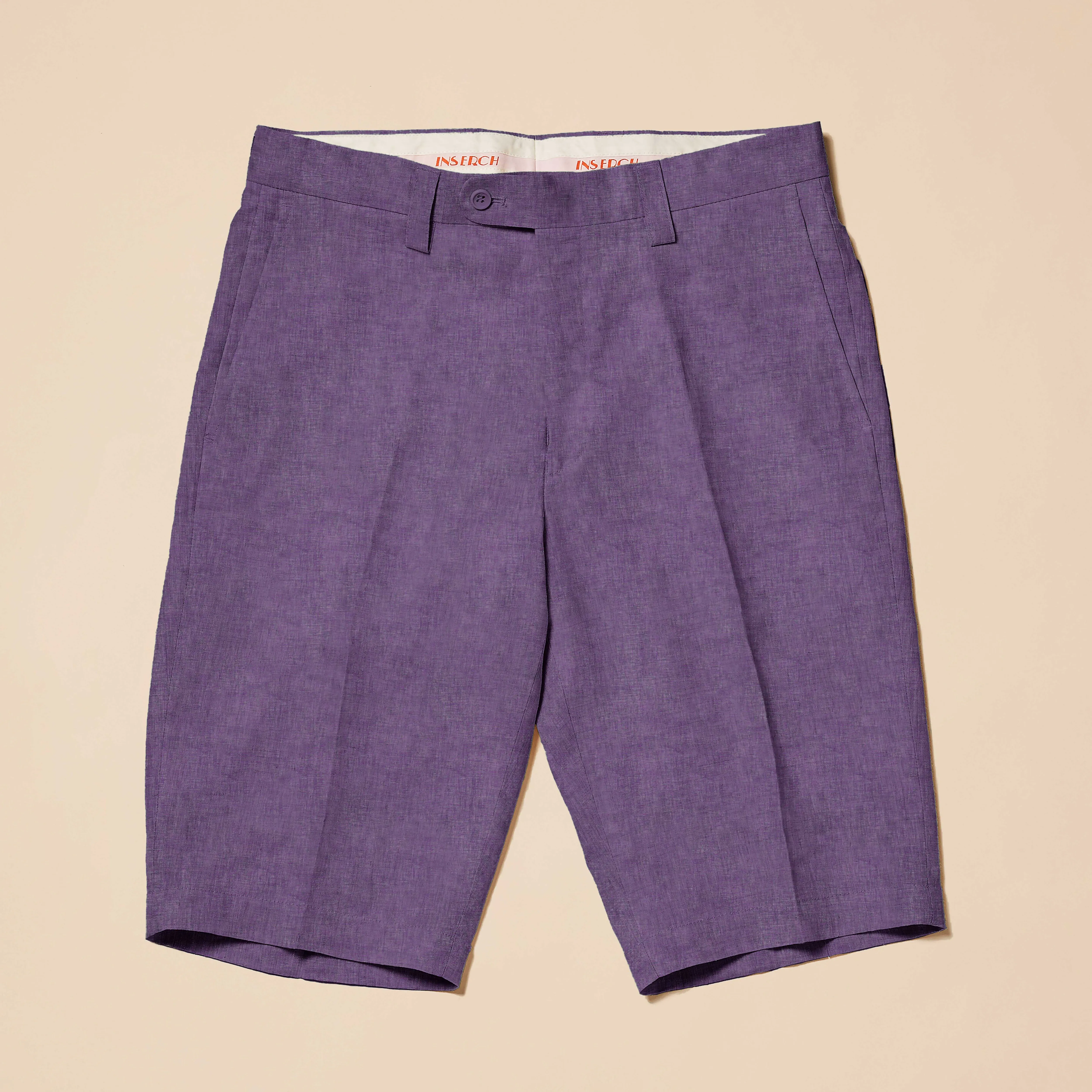 Premium Linen Flat Front Short  Seasonal Colors