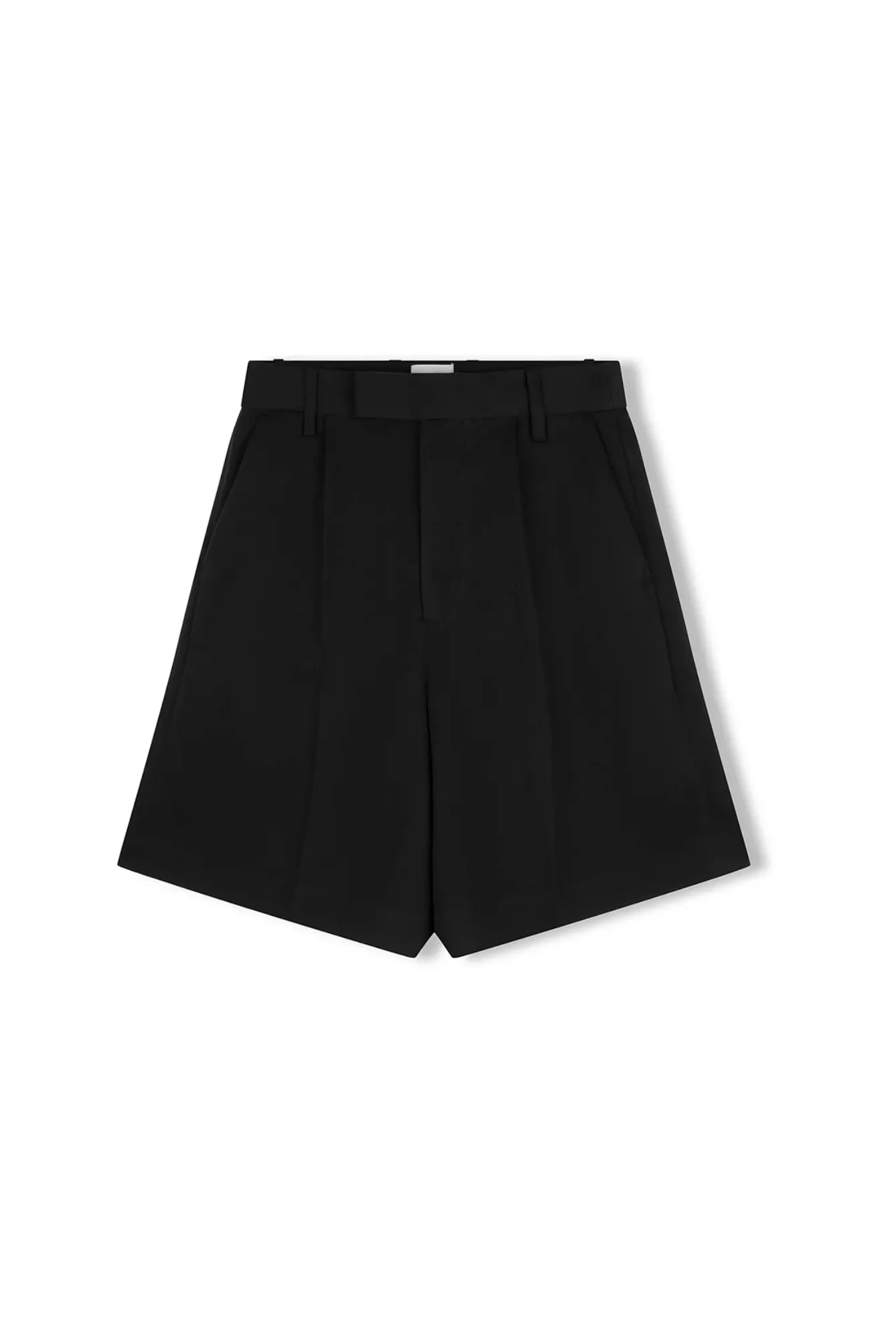 RECYCLED TAILORED SHORTS | BLACK