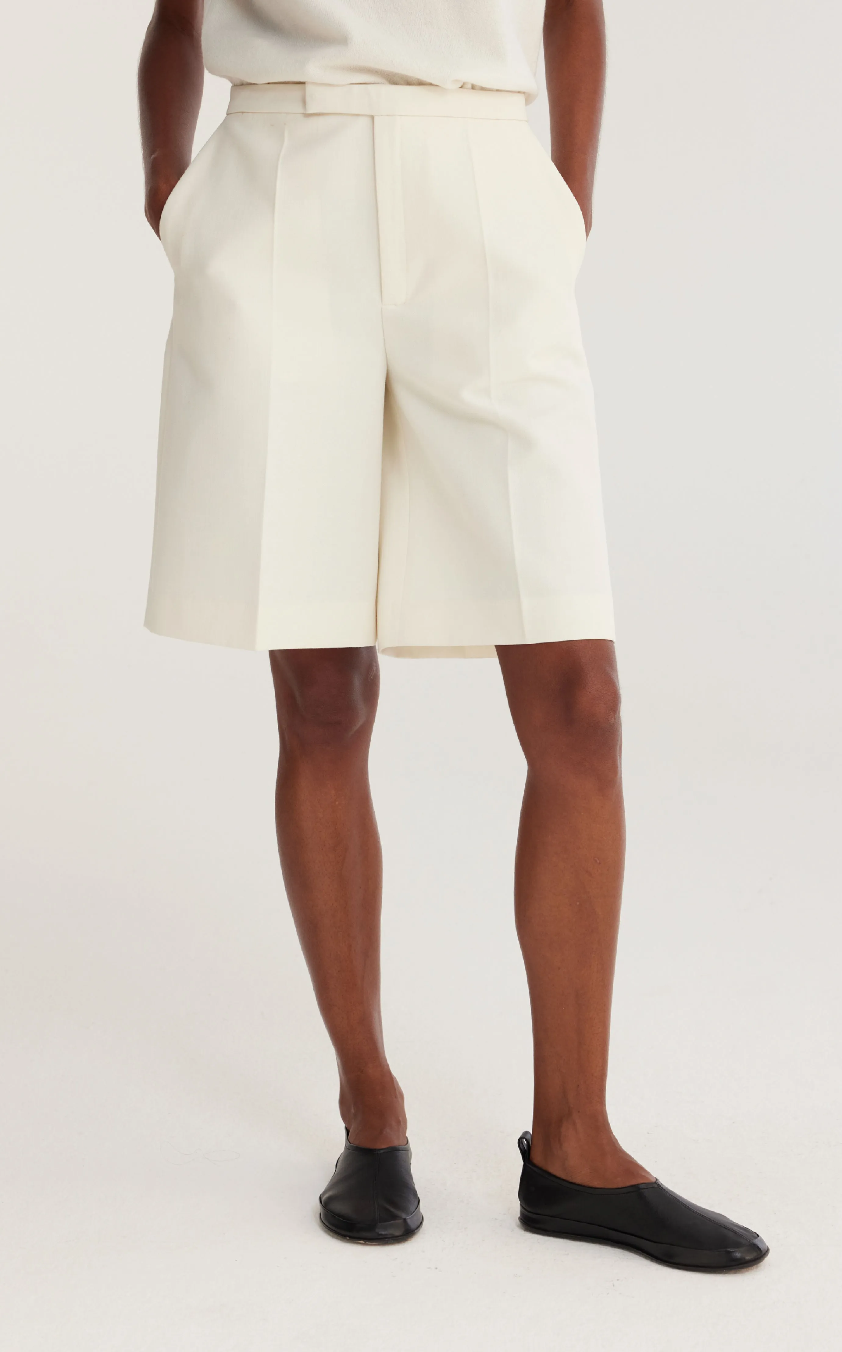 Tailored Wool Shorts